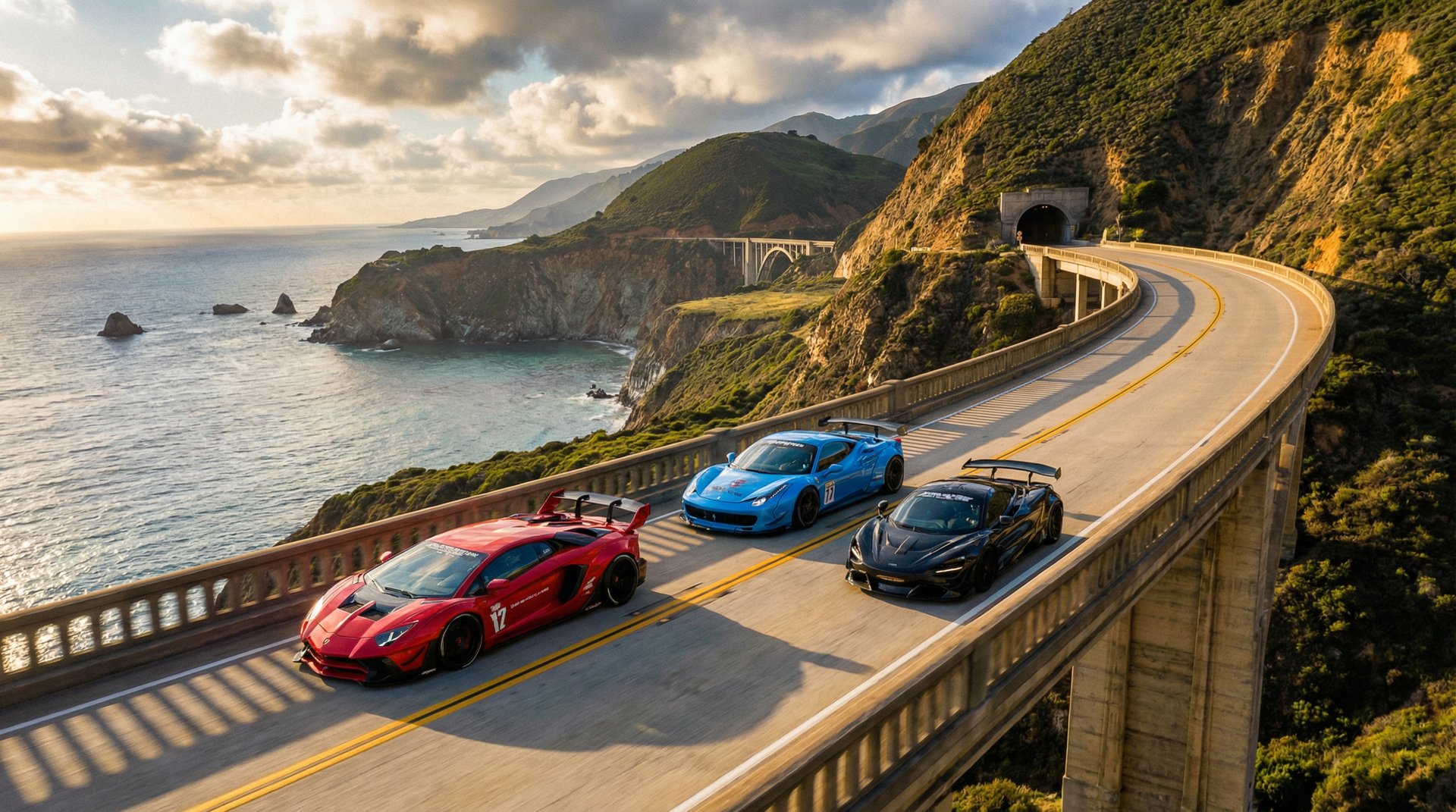 四虎海岸公路跑车视频